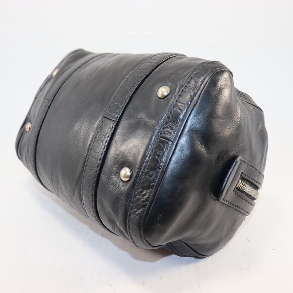 Vintage Gucci Black Leather Boston Bag – Style 268673 – Made in Italy - Picture 6 of 10